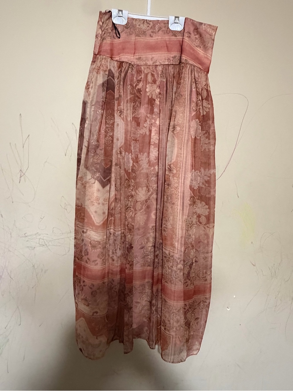 H&M chiffon flared  Skirt